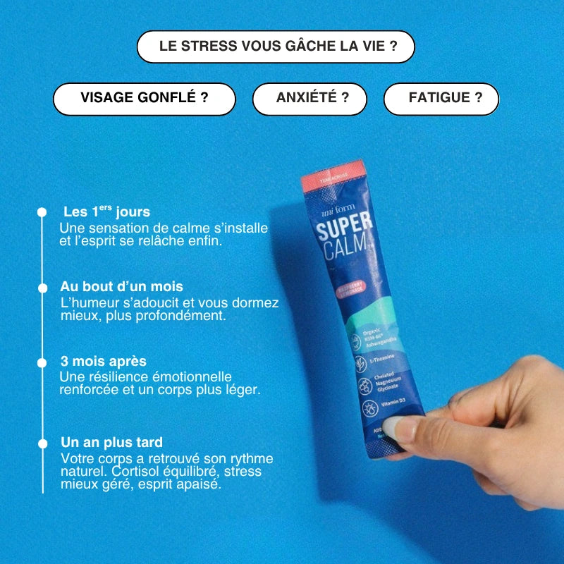 Mélange à boire contre le cortisol