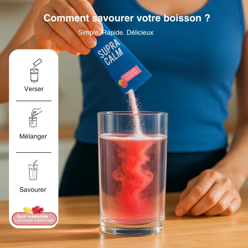 Mélange à boire contre le cortisol